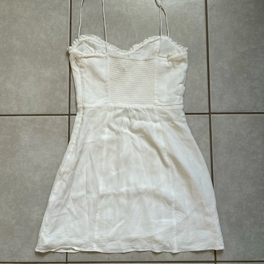Wilfred Fable Linen Dress in matte pearl size 4 - Picture 5 of 11